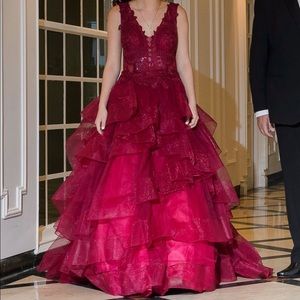 Red gown/dress, wedding, prom & quinceanera dress